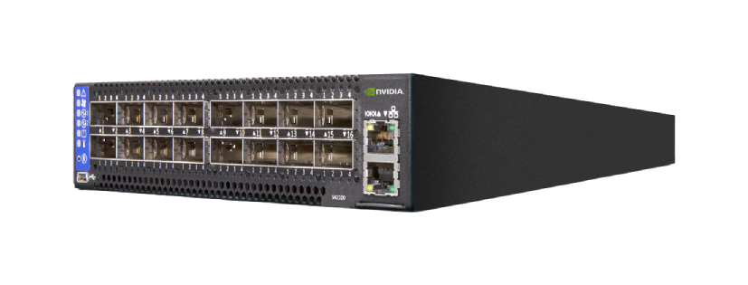 EDR Nvidia Mellanox Spectrum Based 100gbe 1u Open Ethernet Switch with Cumulus Linux MSN2100-CB2RC 16 Qsfp28 Ports