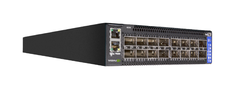 MSN2700-CS2F Mellanox Network Switch Spectrum Based 25GbE/100GbE 1U Open Ethernet Switch